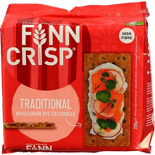 Хлібці житні Фінн Крисп 200г traditional традіційні