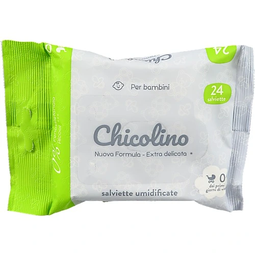 Серветки вологі Chicolino 24шт д.дітей