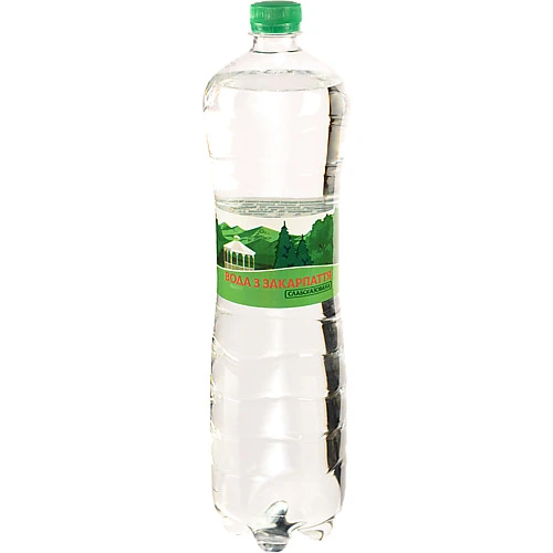 Вода Fine Waters 1.5л Закарпаття слаб.газ мінеральна