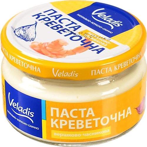 Паста Veladis 160г креветочна вершково часникова