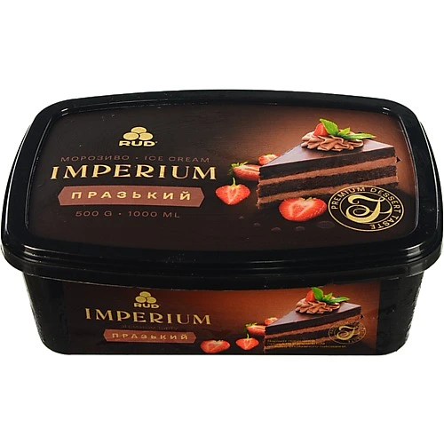 Морозиво Imperium Рудь 500г празький  у лотку