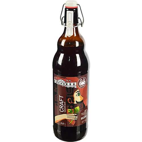 Пиво Craft Bistrampolio 1л dvaro tamsusis