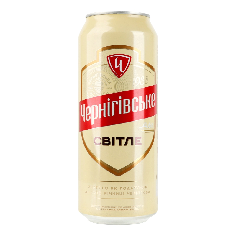 Пиво Чернігівське 0.5л свiтле з.б