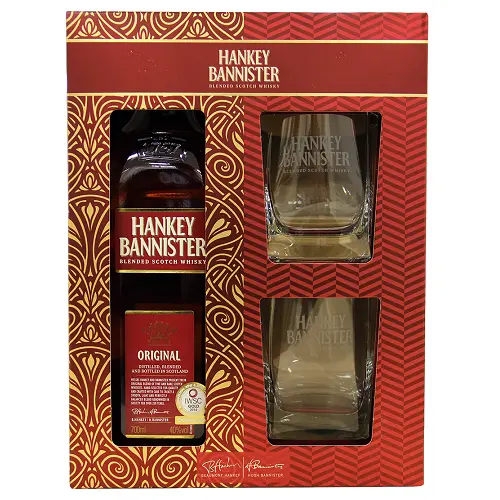 Віскі Hankey Bannister 0.7л 40% шотл ханки баннистер бленд original x2ст.набiр