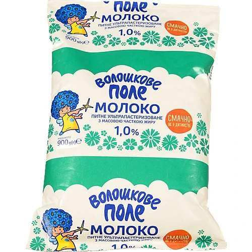 Молоко Волошкове поле 900мл 1% т.ф