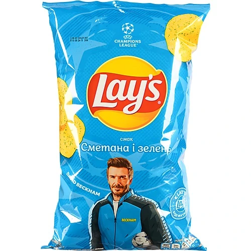 Чiпси Lays 120г сметана зелень