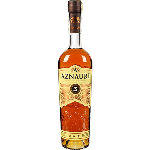 Коньяк Aznauri 3 зірки 0.5л 40%