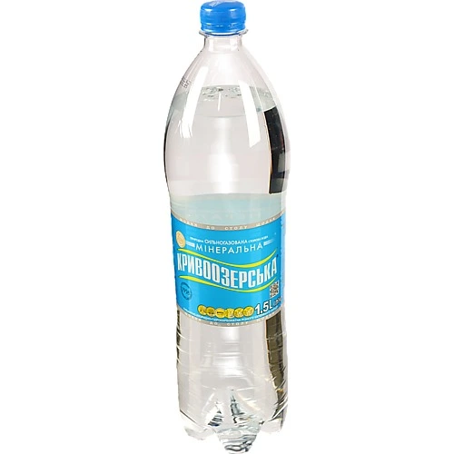 Вода Кривоозерська 1.5л сильногазована