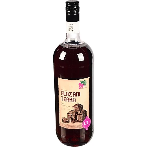 Напій винний Alazani Terra 1.5л баке червоний н.с