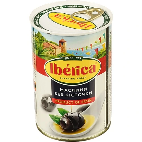 Маслини Іберіка 420г б.к