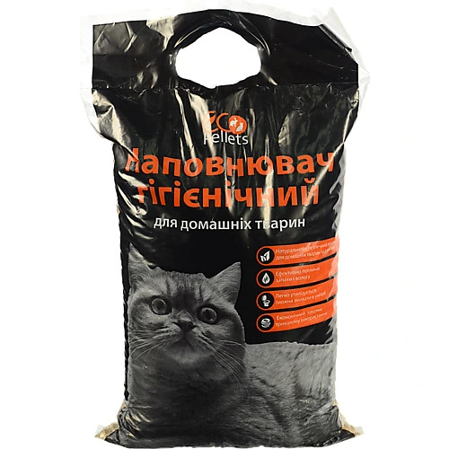 Наповнювач гігієнічний Eco Pellets 3кг д.домашніх тварин