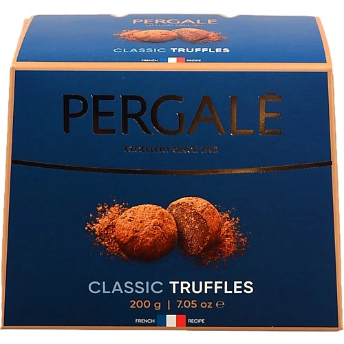 Цукерки Pergale 200гр трюфелі classic.