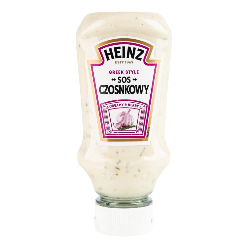 Cоус Heinz 220мл часниковий пластик