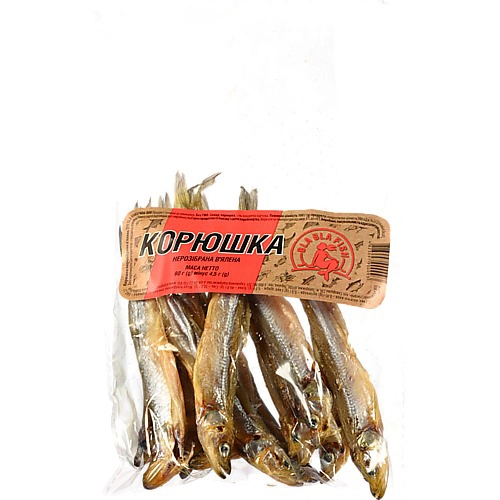 Корюшка BlaBlaFish 90г в'ялена нерозiбрана