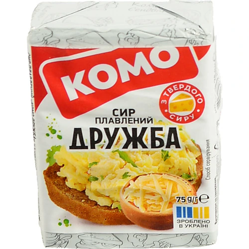 Сир пл. Комо 75г 35% дружба брикет