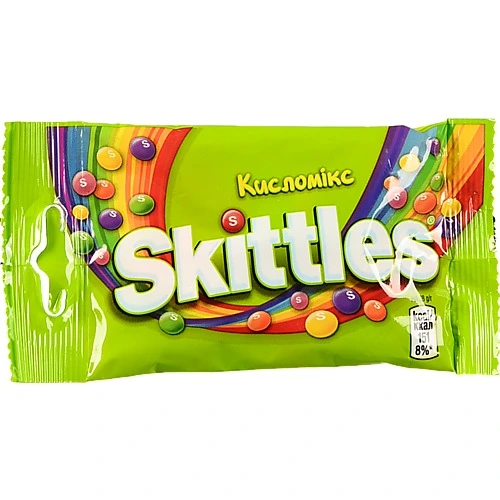 Цукерки Скіттлс 38г кислий