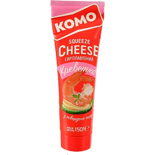 Сир пл.Комо 150г з креветкою 50 тюбик