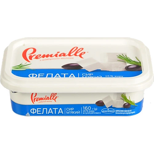 Сир Premialle 160г 45% фелата