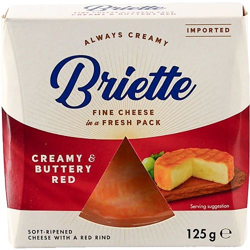 Сир Kaserei 125г 60% Briette Creamy  Buttery Red