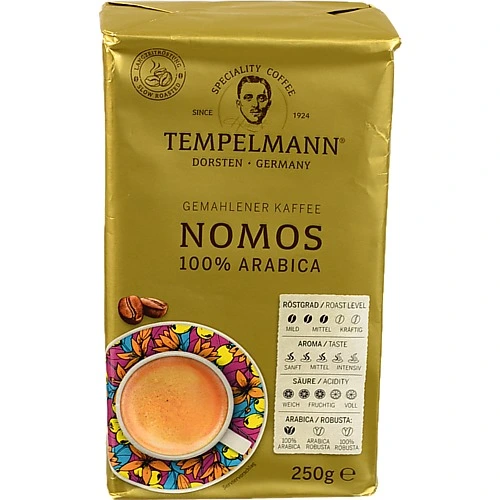 Кава Tempelmann 250г nomos мелена