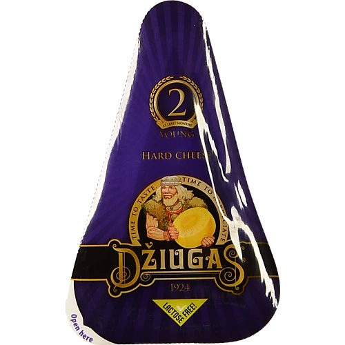 Сир Dziugas 180г 40% 2міс. брусок