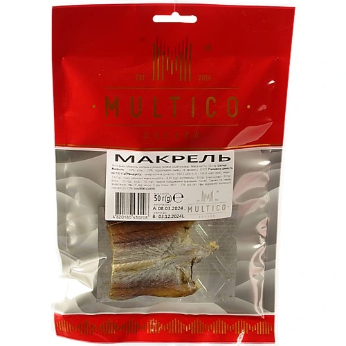 Макрель Multico 50г солоно сушена