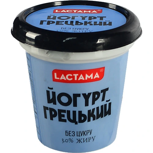 Йогурт Лактама 280г 3% грецький ст.