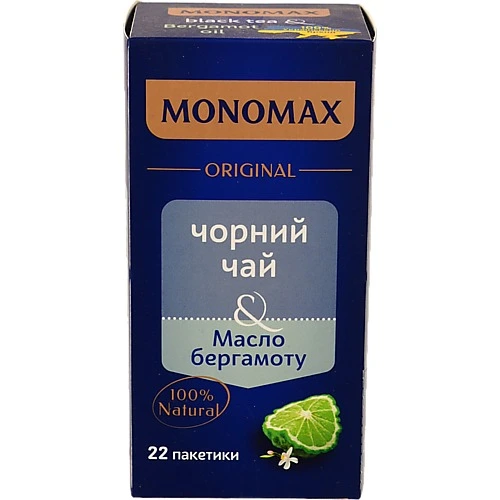Чай Мономах 22п масло бергамоту чорний