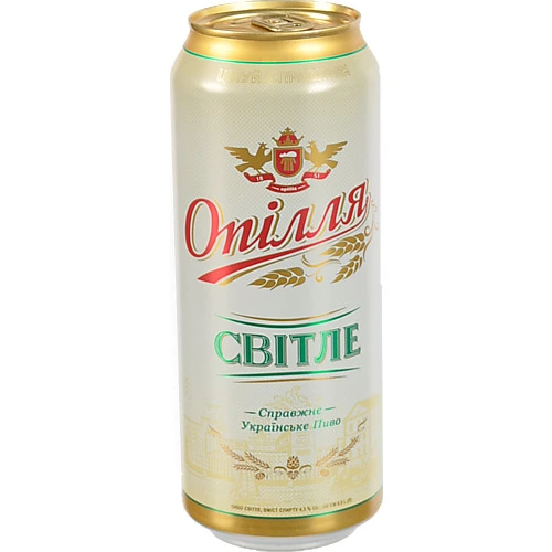 Пиво Опілля 0.5л світле з.б
