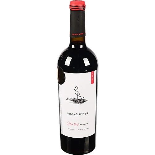 Вино Leleka Wines 0.75л одеський чорний червоне сухе 2021р.