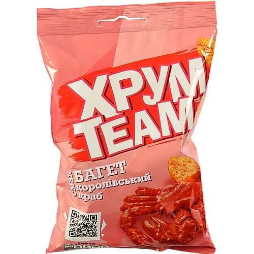 Сухарики Королівський краб Багет ХрумTeam м/у 60г