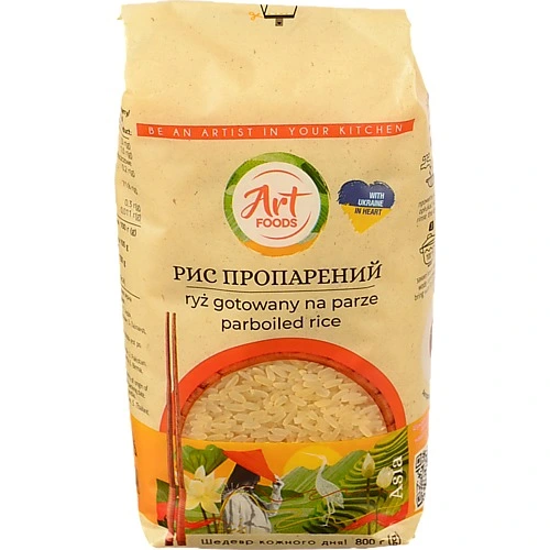 Рис Арт Фудз 800г пропарений
