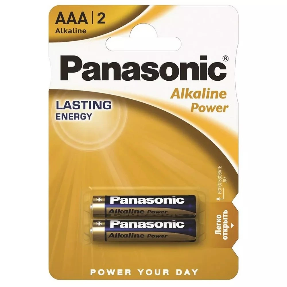 Батарейка Panasonic ALKALINE POWER AAA BLI 2