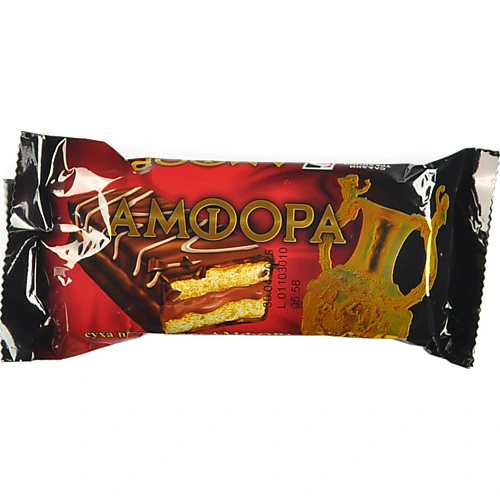 Бісквіт Crystal 70г amphora какао крем