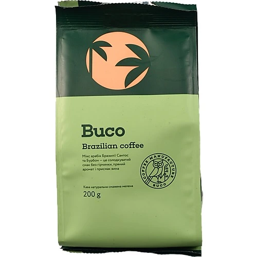 Кава Buco 200г Рецепт Бразилії мелена