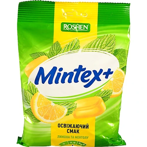 Карамель Рошен 140г mintex lemon
