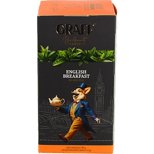 Чай Graff 20п англійський сніданок чорний байх
