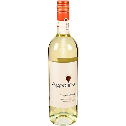 Вино  Appalina 0.75л chardonnay б.а бiле н.сол.