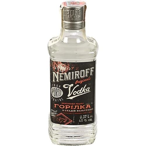 Горiлка Nemiroff 0.37л особа штоф