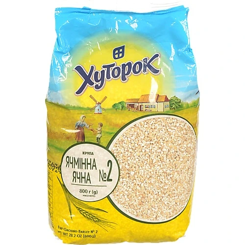 Крупа Хуторок 800г ячна