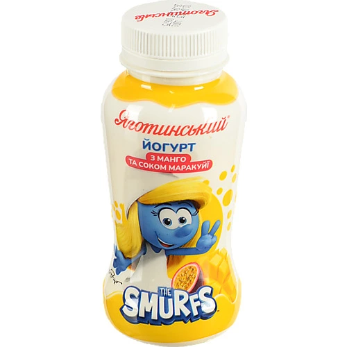 Йогурт Яготинське 185г 1.5% манго маракуйя
