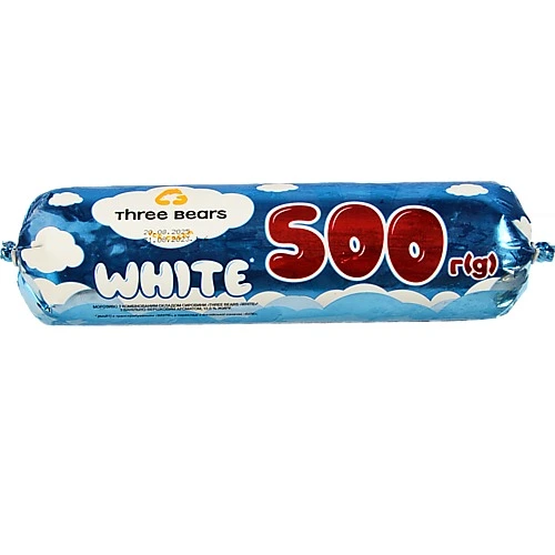 Морозиво Три Ведведі 500г white ваніль вершки п.е