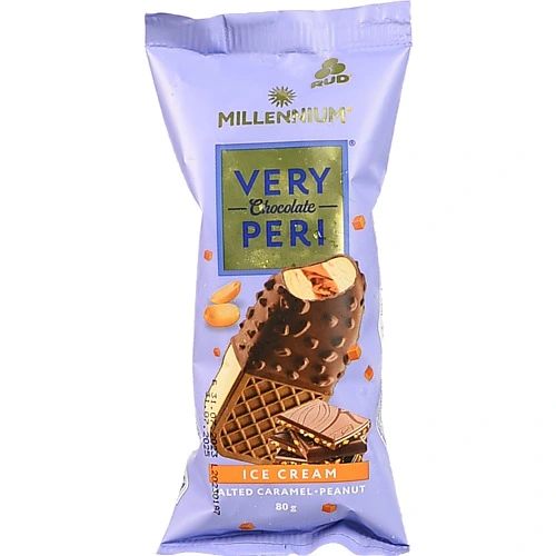 яМорозиво Рудь 80г millennium very pery сол.карамель арахіс