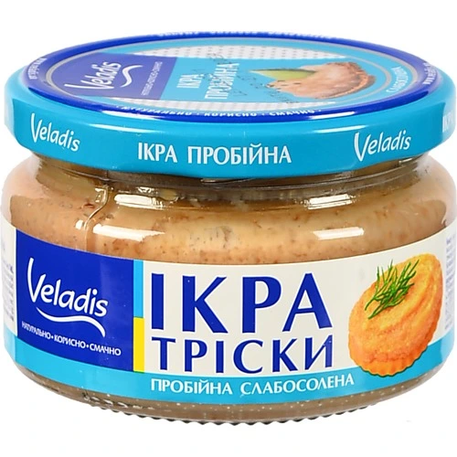 Ікра пробійна Veladis 0,18 кг трiскі