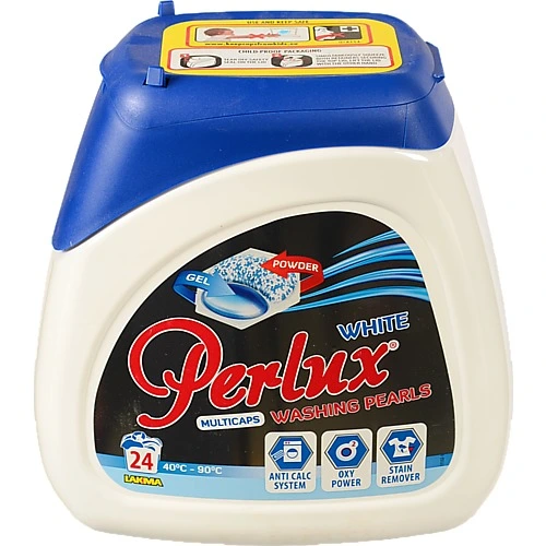 Капсули для прання PERLUX WHITE 24шт.