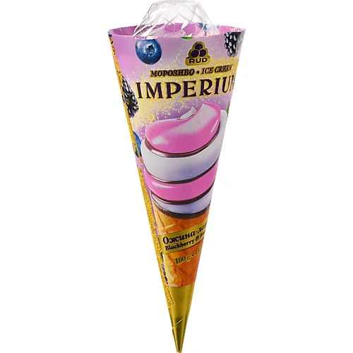 Морозиво вершкове Ожина-лохина Imperium Rud м/у 100г