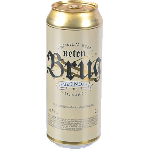 Пиво Keten Brug 0.5л blonde elegant з.б