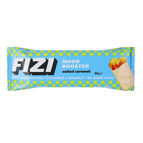 Батончик Fizi 40г salted caramel біла глазур