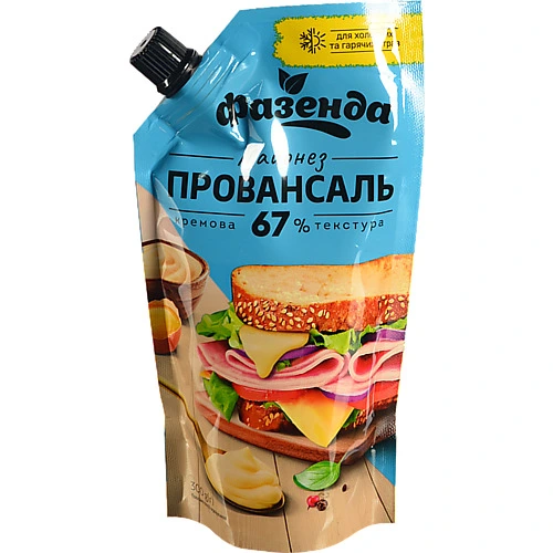 Майонез Фазенда 300г провансаль 67%д.п