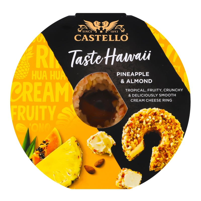 Крем сир Castello 125г 65% арла з ананасом